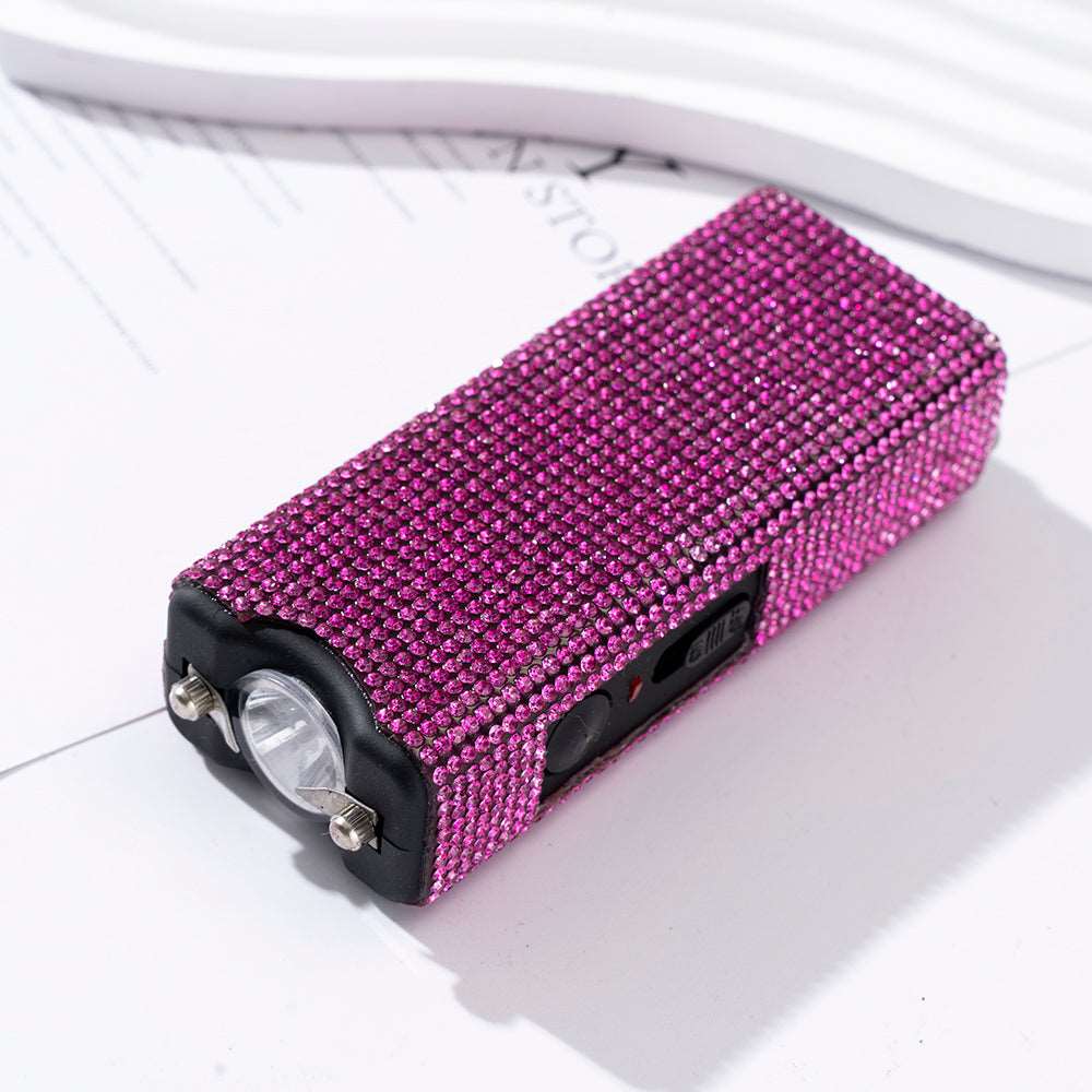 Mini Sparkling Self-defense Multifunctional Flashlight｜DIY Combo｜Self-defense keychain that's uniquely yours.