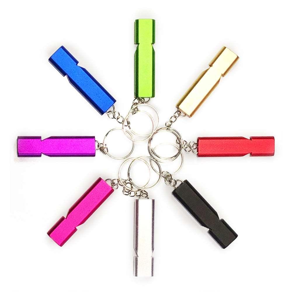 Outdoor Whistle Flat ｜DIY Combo｜Devise a self-defense keychain that's uniquely yours.