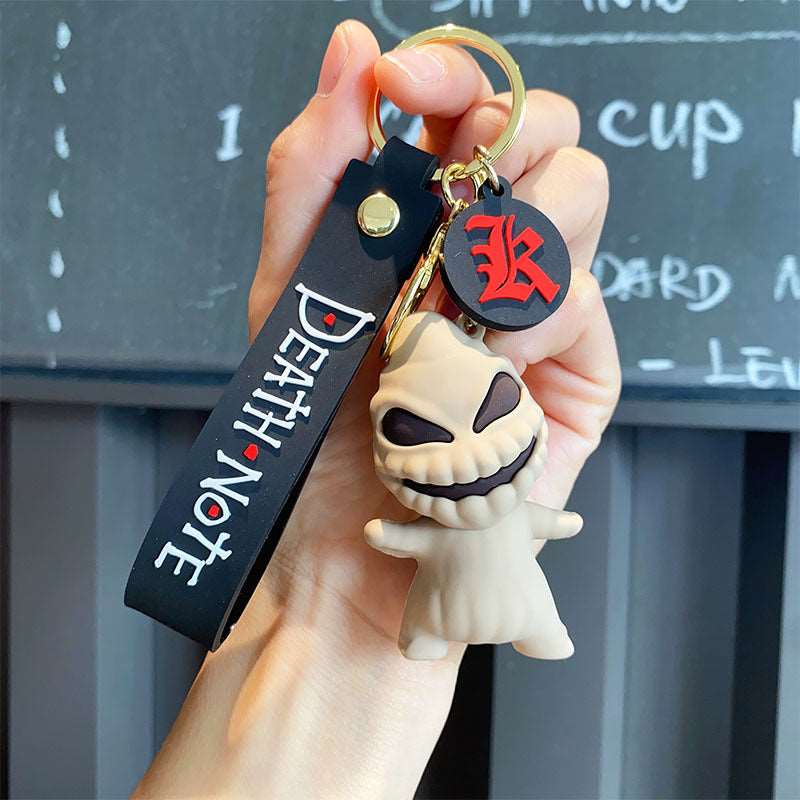 🎃 Halloween Creative Spooky Keychain Pumpkin Skull Figure Anime Peripheral Pendant