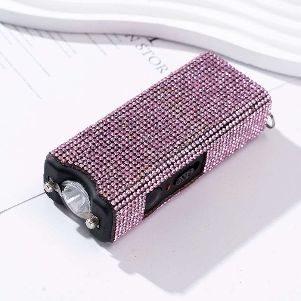 Mini Sparkling Self-defense Multifunctional Flashlight｜DIY Combo｜Self-defense keychain that's uniquely yours.