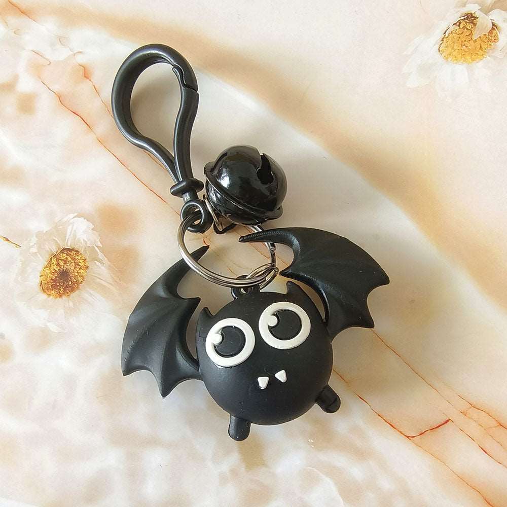 🎃 Halloween Ghost Scythe Cartoon Figure Keychain for Girls' Bags, Car Keys – Holiday Gift