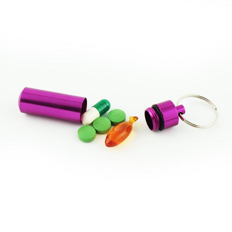 Portable Keychain Pill Box｜DIY Combo｜Devise a self-defense keychain that's uniquely yours. - keychaincop