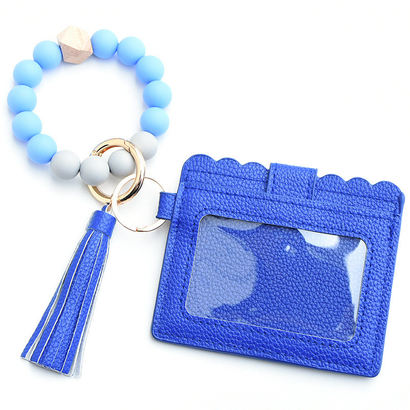 Bead Bracelet Card Holder