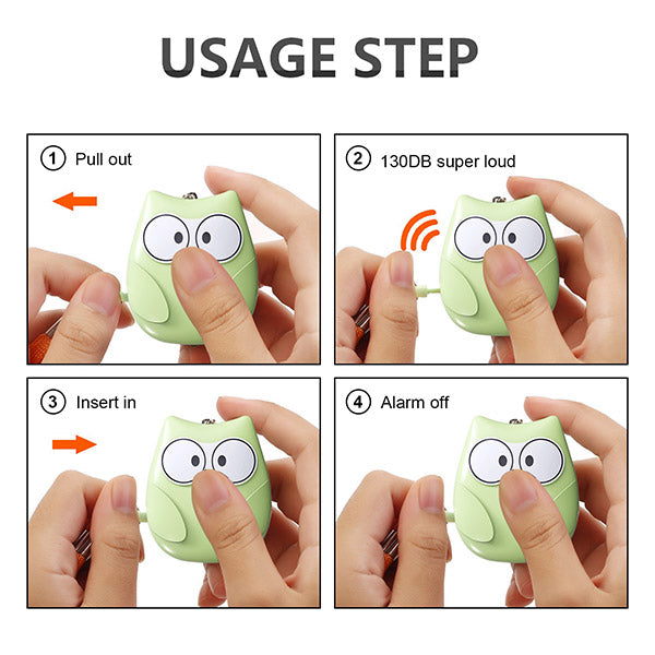 Cute Owl Alarm LED