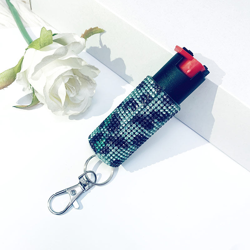 Push-type Bling Keychain