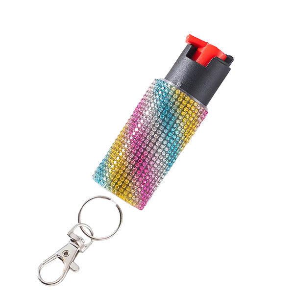 Push-type Bling Keychain