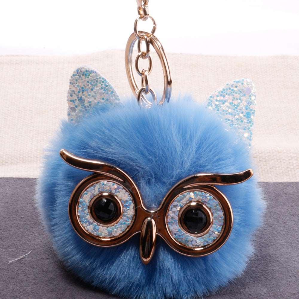 Owl Pompon｜DIY Combo｜Devise a self-defense keychain that's uniquely yours.