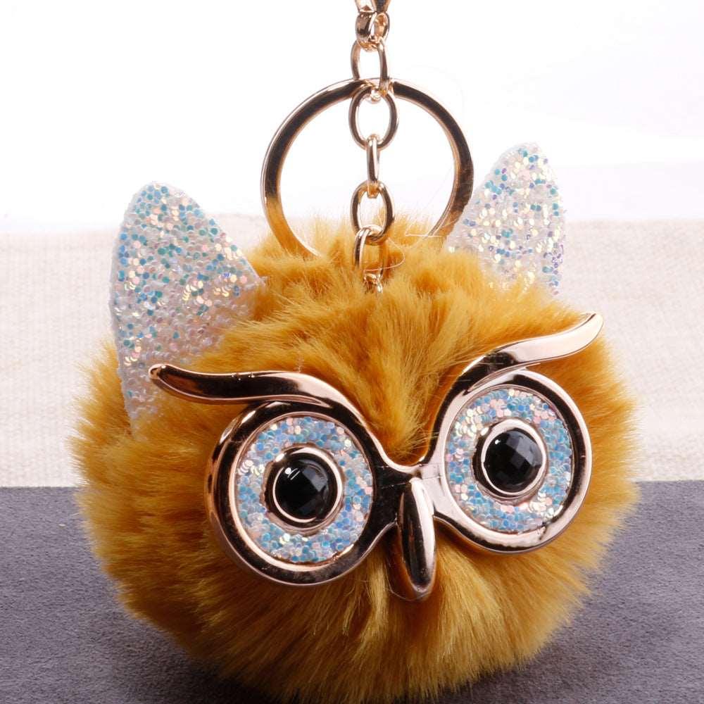 Owl Pompon｜DIY Combo｜Devise a self-defense keychain that's uniquely yours.