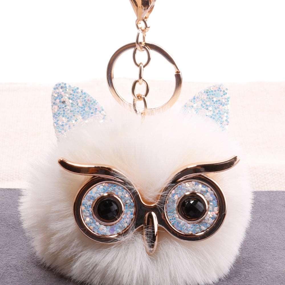 Owl Pompon｜DIY Combo｜Devise a self-defense keychain that's uniquely yours.