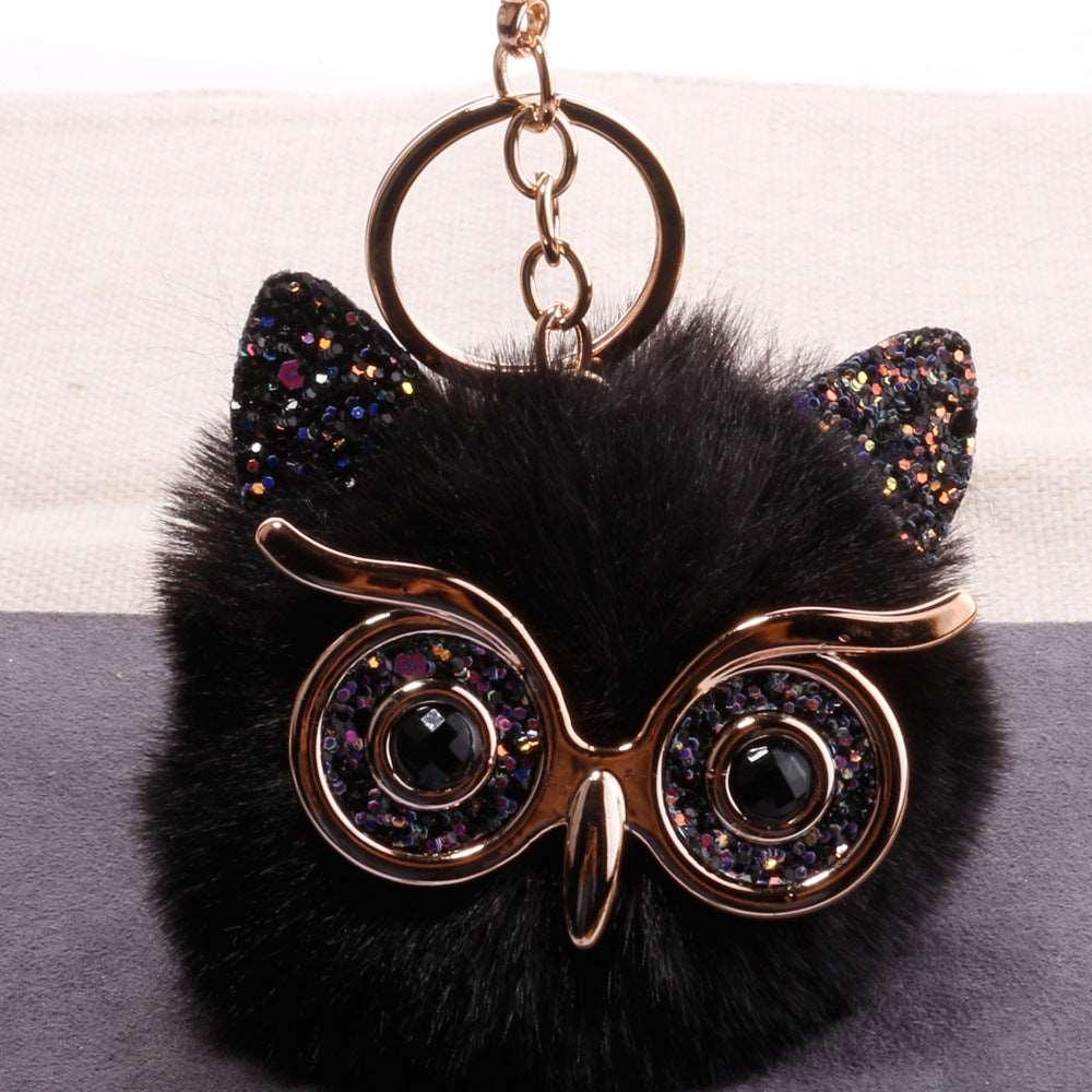 Owl Pompon｜DIY Combo｜Devise a self-defense keychain that's uniquely yours.