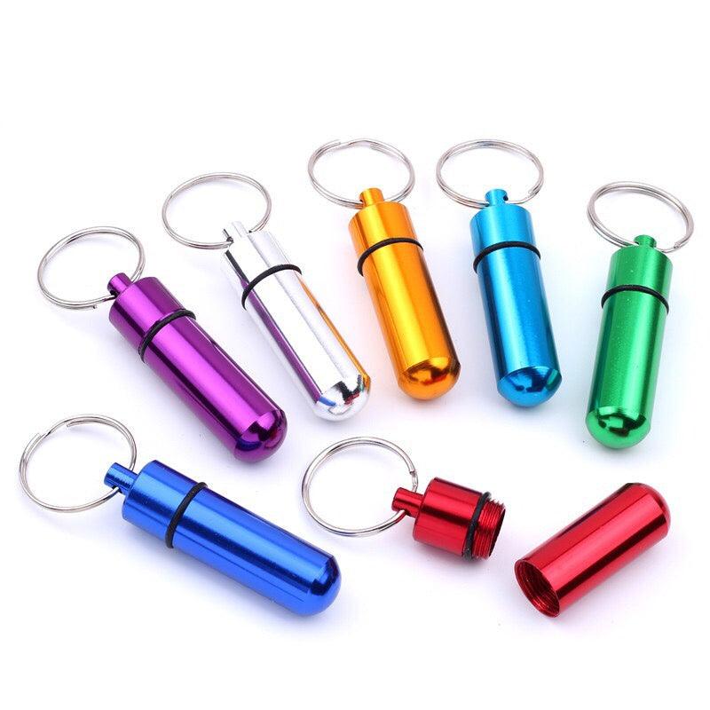 Portable Keychain Pill Box｜DIY Combo｜Devise a self-defense keychain that's uniquely yours. - keychaincop