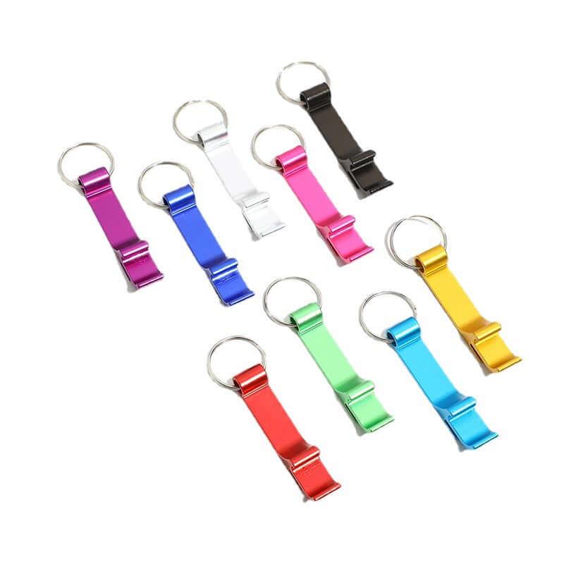 Creative Multifunctional Aluminum Alloy Beer Key Ring Type Bottle Opener｜DIY Combo - keychaincop