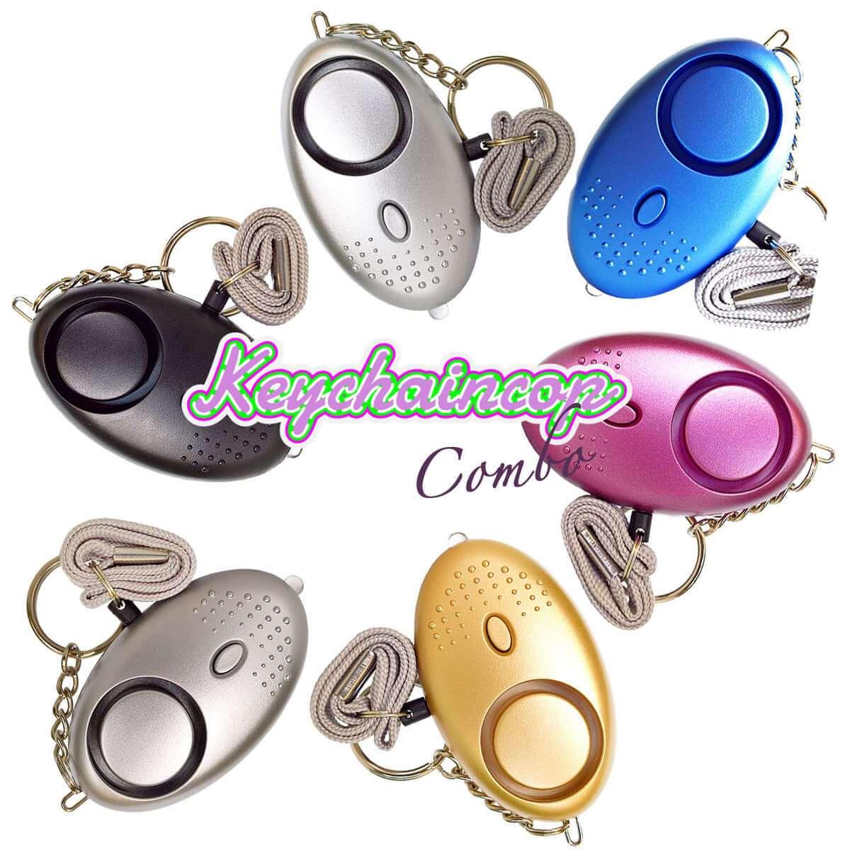 Alarm+LED Light｜DIY Combo｜Devise a self-defense keychain that's uniquely yours.