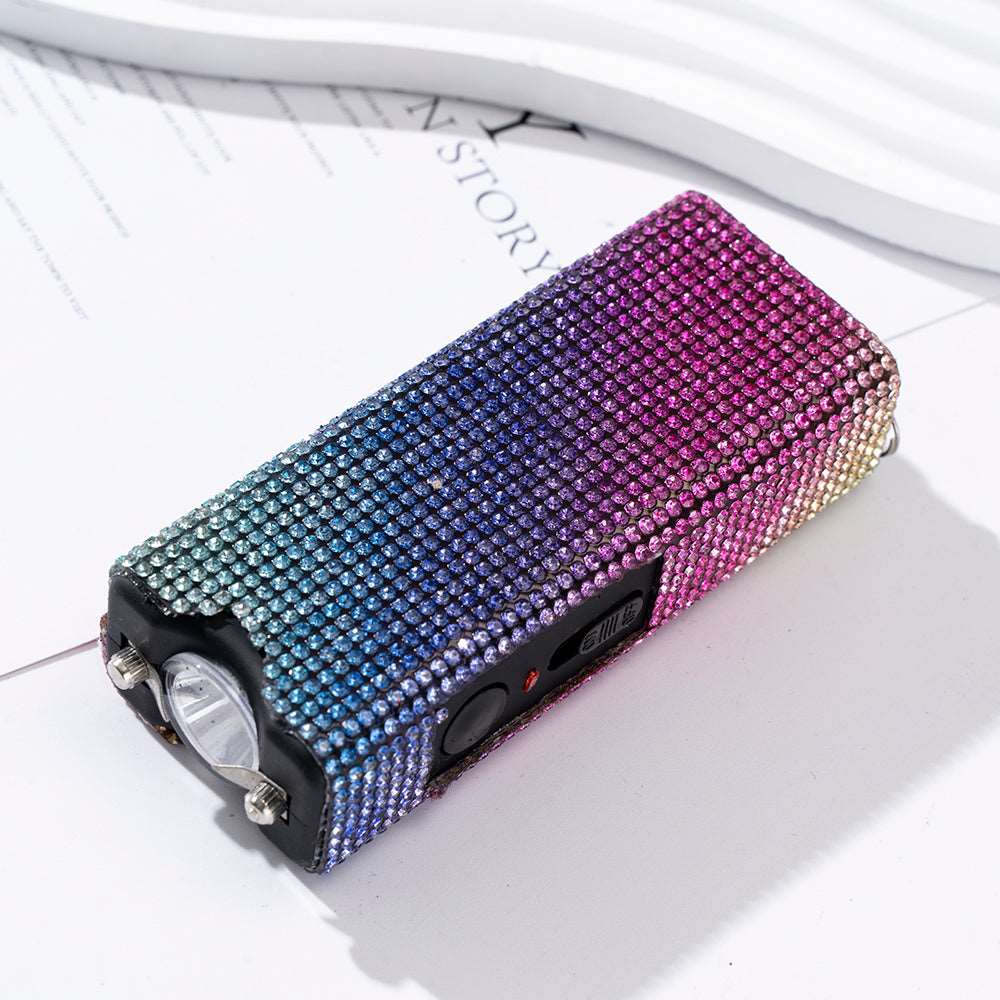 Mini Sparkling Self-defense Multifunctional Flashlight｜DIY Combo｜Self-defense keychain that's uniquely yours.