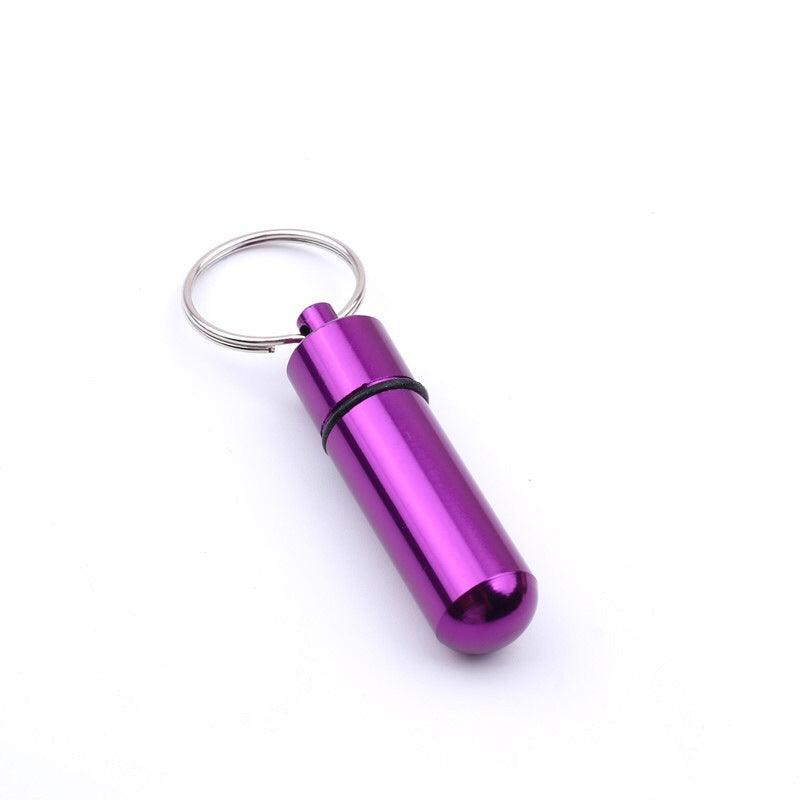 Portable Keychain Pill Box｜DIY Combo｜Devise a self-defense keychain that's uniquely yours. - keychaincop